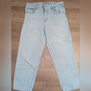 Men's Light Wash Empyre Distressed Denim Jeans